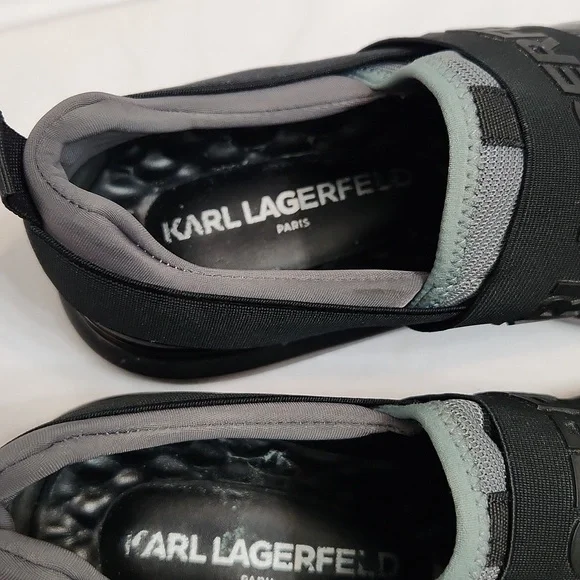 Karl Lagerfeld Paris Logo Slip-on Shoes (M Size 9) - Picture 11 of 16